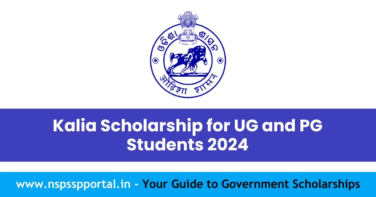 Kalia Scholarship for UG and PG Students 2024 Last Date, Benefits